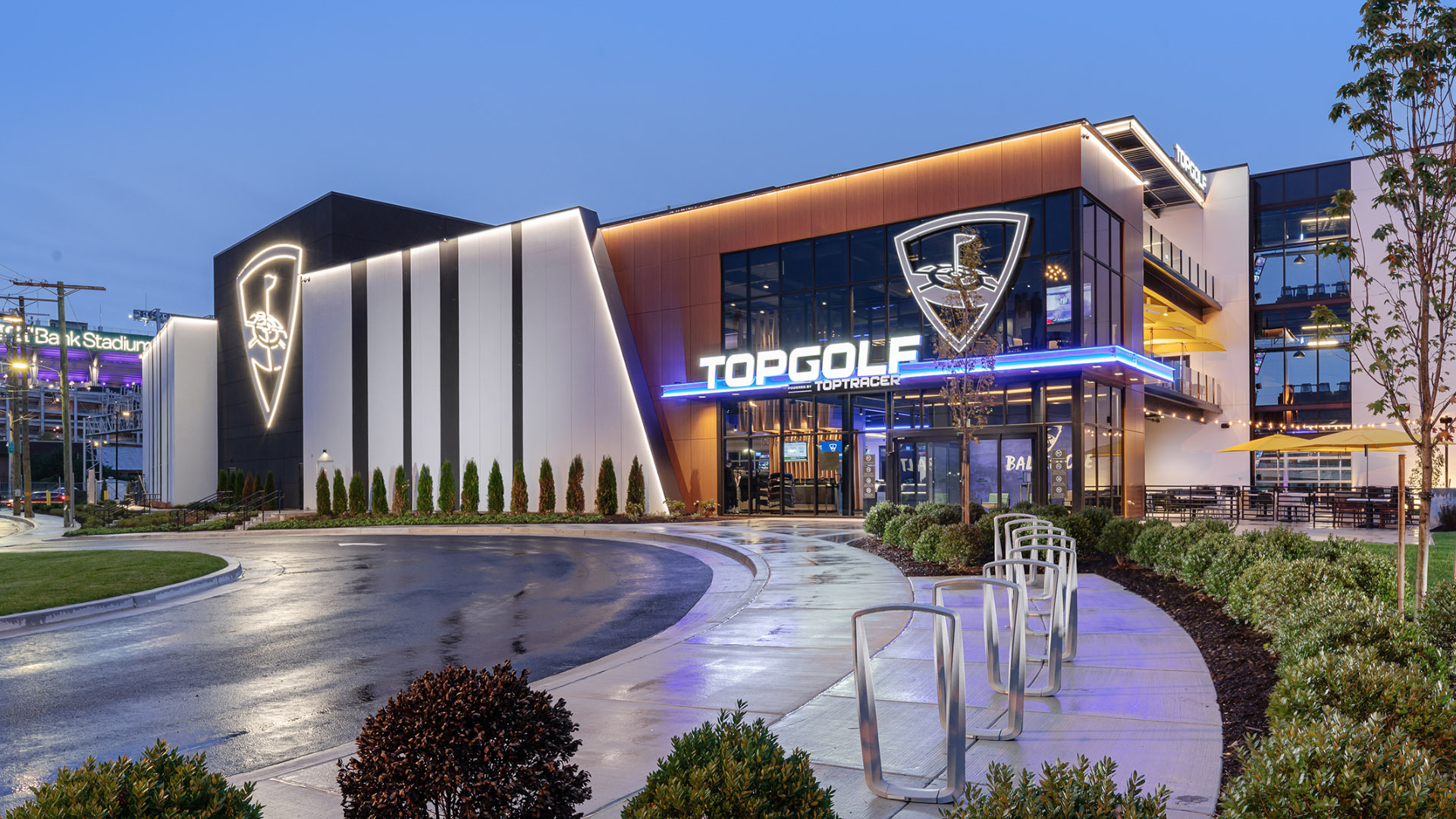 A Topgolf venue